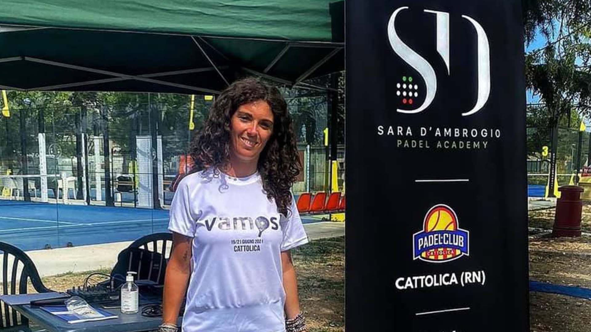 sara d'ambrogio padel academy cattolica